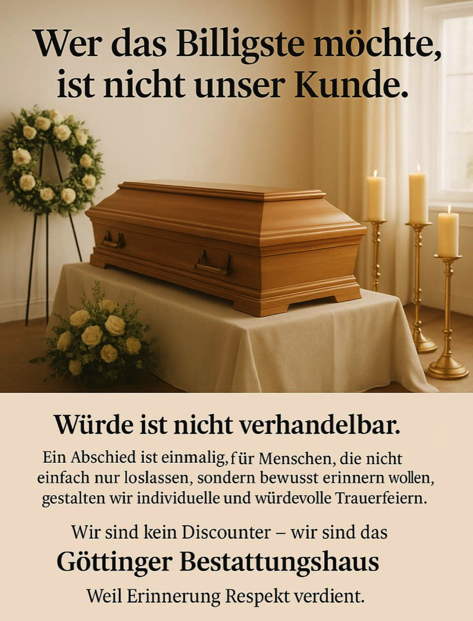 Hinweis Discounter